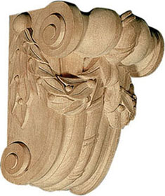 Small Laurel Leaf Corbel