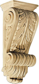 Medium Narrow Acanthus Corbel