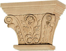 Corinthian Pilaster Small Shell Capital