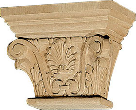 Corinthian Pilaster Shell Capital