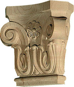 Medium Corinthian Pilaster Capital