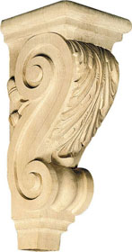 Large Acanthus Shelf Corbel