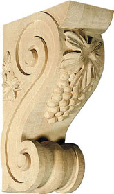 Large Grape Corbel