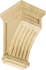 Fluted Mission Corbel 7