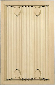 Roman Linenfold Door Panel