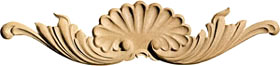 Large Shell With Leaves Onlay