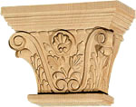 Corinthian Pilaster Small Shell Capital