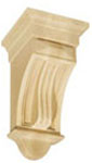 Curved Fluted Mission Corbel 12