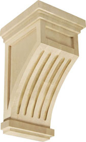 Fluted Mission Corbel 13