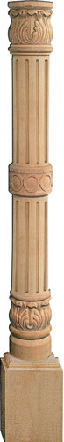 Full Round Fluted Acanthus Column