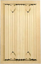 Roman Linenfold Door Panel